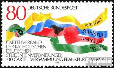 Produktbild von Briefmarken BRD (BR.Deutschland) 1986 Mi 1283 (kompl.Ausg.) FDC Cartellversammlung des Cartellverbandes
