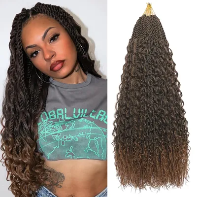 Imagen del producto de 8 paquetes de extensiones de cabello con ondas