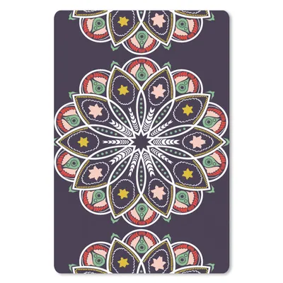 Produktbild von MuchoWow® Mauspad Mousepad Mandala - Stern - Entwurf 40x60 cm - Mousepads - Maus Mat - Pad - Mausunterlage - Schreibtisch Accesoire