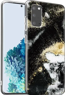 Produktbild von Hülle für Samsung Galaxy S20 Schutzhülle Marmor Motiv Handy Case Silikon Slim Cover