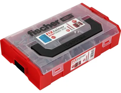 Produktbild von Fischer 541105, Spreizdübel, Autoklaven-Porenbeton, Mauerziegel, Beton, Gipsblock, Gipsfaserplatten, Gipskarton, Kunststoff, 216 Stück(e), 80 x DuoPower 6 x 30, 40 x DuoPower 6 x 50, 60 x DuoPower 8 x 40, 30 x DuoPower 8 x 65