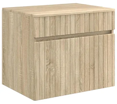 Image de Armoire de salle de bain murale vidaXL, chêne Sonoma, 59 x 44,5 x 50 cm