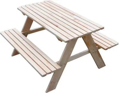 Produktbild von Kindersitzgarnitur Kinder sitzgruppe Tisch Bank Kindermöbel Garten HOLZ