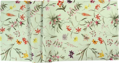 Obrázok produktu pre Podložka pod taniere – Florentine, 50 x 140 cm – Kvetinový vzor, farba: 56, biela jadeitová