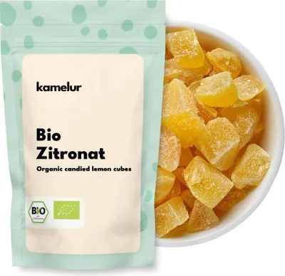 Image de Citrons confits bio en cubes 250 g