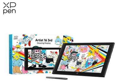 Imagen del producto de Tableta gráfica - Pantalla de 15,6 pulgadas - 16384 niveles de presión - USB-C - Compatible con Windows, Mac y Android