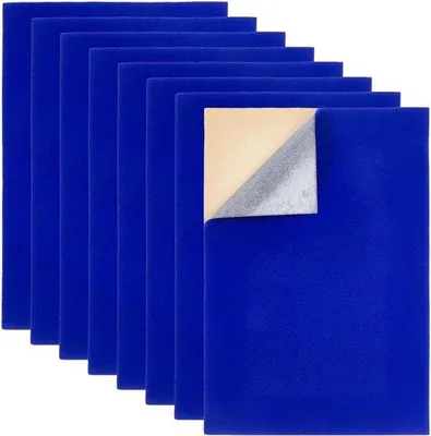 Produktbild von Famanu Vliesstoff Vlies 8 Stück Blau - Selbstklebend, 20 x 30 cm