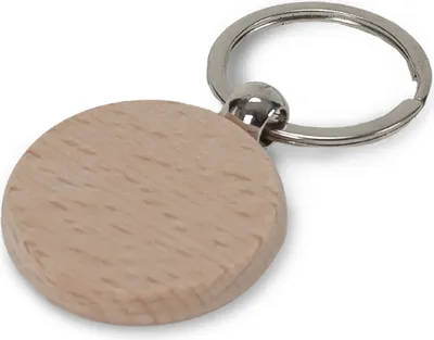 Produktbild von Schlüsselanhänger aus Holz / rund