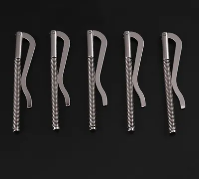 Obrázok produktu pre Peňaženka klip, peniaze klip, peniaze pružina klip, strieborné peniaze klip, peňaženka pružina klip