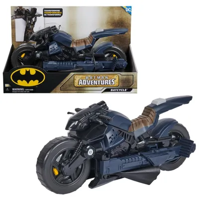 Produktbild von Batman-Spielzeug: Batcycle – Transformierbar – 2-in-1 Batglider – Fahrzeug