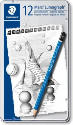 Immagine prodotto di STAEDTLER Bleistift Mars Lumograph 12ST Sechskant