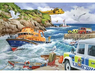 Produktbild von House of Puzzles House of Puzzles Puzzle Rescue 1000 Teile Puzzle Spaß