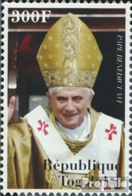 Produktbild von Briefmarken Togo 2008 Mi 3369 (kompl.Ausg.) postfrisch Papst Benedikt XVI.