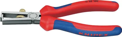 Image de Pince à dénuder, 160 mm, avec poignée ergonomique, Knipex | 4003773023180