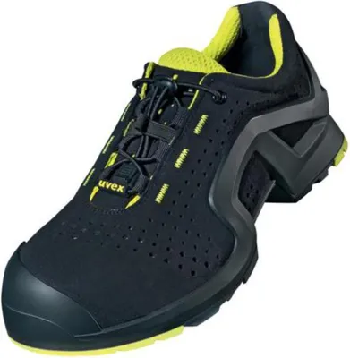 Produktbild von Uvex 85142, Unisex, Erwachsener, Sicherheitsschuhe, Limette, Schwarz, P, S1, ESD, SRC, Speed-Schnürsenkel