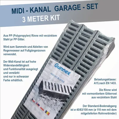 Produktbild von Midi-Kanal Garage-Set 3 Meter Kit Dakota Gunnex