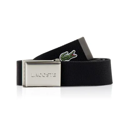 Immagine prodotto di LACOSTE cintura Casual Woven Strap W90 Black nero