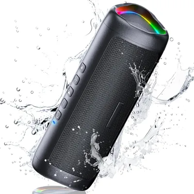 Immagine prodotto di Altoparlante wireless portatile - 30 W - Luce RGB - Nero con cordino