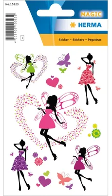 Produktbild von HERMA 15323 10x Sticker MAGIC Zauberfee, Glittery