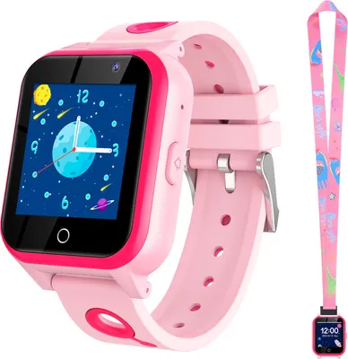 Obrázek produktu pro (Pink) A9 Smart Game Watch pro děti, 18 her Smartwatch pro děti s řemínkem, svítilna, MP3 hudba, dárky pro děti