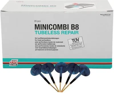 Obrázok produktu pre 1x  Čap na opravu pneumatík, Záplata na pneumatiky 8 mm