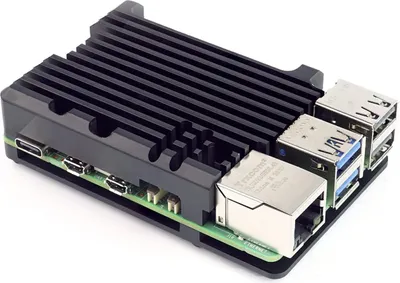 Produktbild von Armor Gehäuse für Raspberry Pi 5, schwarz