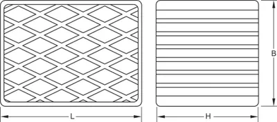 Obrázok produktu pre KS Tools Gumová podložka 10 pre zdvíhacie plošiny, 160 x 120 x 85 mm