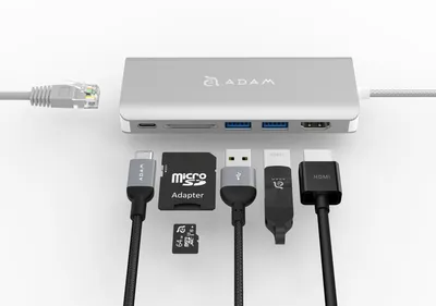 Obrázek produktu pro ADAM elements Rozboova USB-C 6 v 1 Adaptr