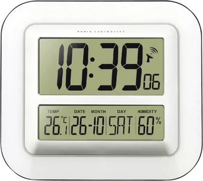 Image de TECHNOTRADE WS 8006 Horloge murale radiocommandée