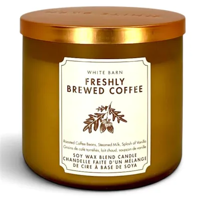 Obrázok produktu pre Bath & Body Works 3-knôtová vonná sviečka FRESHLY BREWED COFFEE 411 g