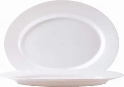 Produktbild von 1x Platte oval 35 cm Durchmesser Dekoschale, Obstschale