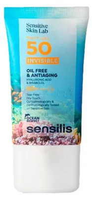 Produktbild von Sensilis Unsichtbar und ölfrei Matt Gel Antiaging Lichtschutz SPF50 40ml