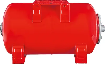 Image de Vase d'expansion 20l horizontal Acier Intervarem rouge Membrane interchangeable