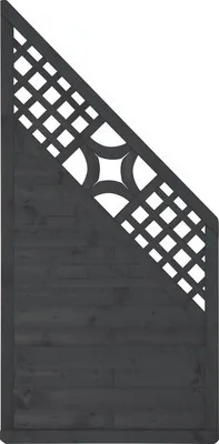 Produktbild von Zaun Abschlusselement Konsta Livia 90 x 180/90 cm anthrazit
