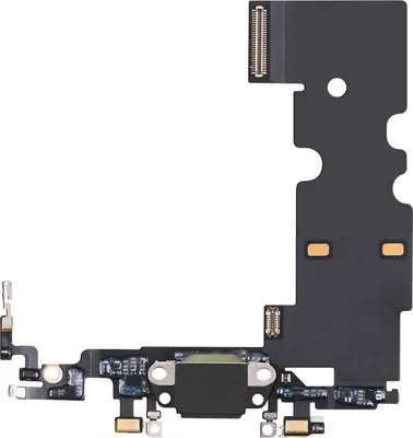 Image de Relife, connecteur de charge Lightning pour iPhone SE 2022 avec microphone, noir