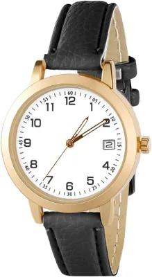 Produktbild von Damenuhr Leder, Damen Analog Quarz Uhr mit Datum, Uhren Damen Einfache Business Klassische Armbanduhr Lässig Quarzuhr Kleideruhr Nachtlicht