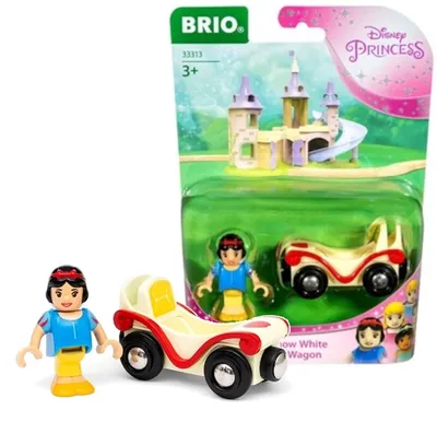 Image de Brio World Eisenbahn Waggon Disney Princess Schneewittchen mit Waggon 2 Teile 33313