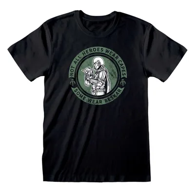 Obrázek produktu pro Star Wars: Mandalorian - Wear Beskar - černé tričko - velikost S