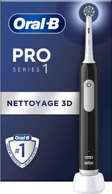 Immagine prodotto di Spazzolino elettrico Oral B Pro Series 1 Nero 1 spazzolino per la pulizia orale 3D (40,00)