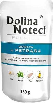 Produktbild von Dolina Noteci Premium reich an Forellen - Nassfutter für Hunde - 150g