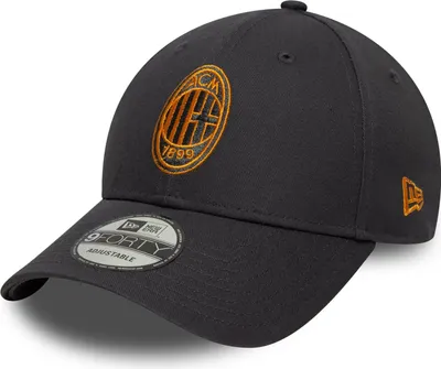Produktbild von New Era 9Forty Strapback Cap - AC Mailand charcoal
