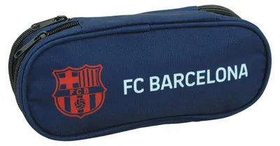Productafbeelding van FC Barcelona etui met 2 vakken, 23 cm