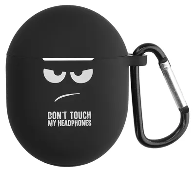 Produktbild von kwmobile Design Schutzhülle für Google Pixel Buds 2 (2020) Hülle - TPU Silikon Case für Kopfhörer Ladecase - stoßfestes Cover mit Karabiner - Weiß