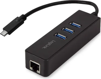 Immagine prodotto di Hub USB-C a 3 porte Gigabit RJ45