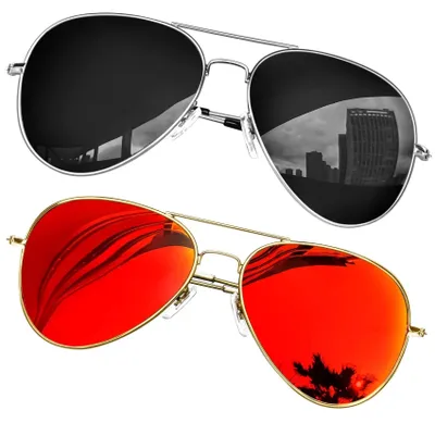 Produktbild von Stylische Sonnenbrille mit polarisierten Gläsern und UV400-Schutz