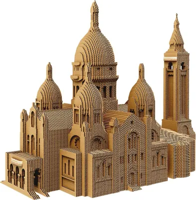 Image de puzzle 3D, SACRE-COEUR BASILICA, Carton, 146 pièces