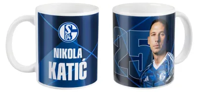 Produktbild von FC Schalke 04 Kaffeebecher Katic blau, weiß STK