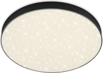 Produktbild von LED Aufbauleuchte IP20 Sternenhimmel 24,5 W schwarz Metall-Kunststoff Briloner