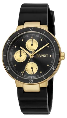 Produktbild von Esprit ES1L226P0075 Yumi Uhr Damenuhr Kautschuk Datum schwarz