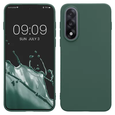 Produktbild von kwmobile Handyhülle für OnePlus Nord 5 Hülle - TPU Case - Kabelloses Laden - Schutzhülle Cover in Tannengrün